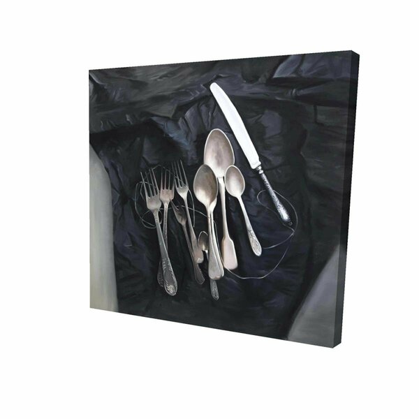 Fondo 32 x 32 in. Vintage Cutlery-Print on Canvas FO2790238